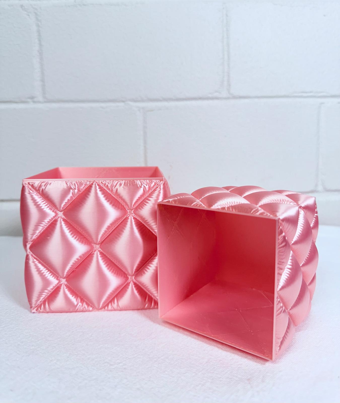 Quilted-Style Pen & Brush Holder or Pot