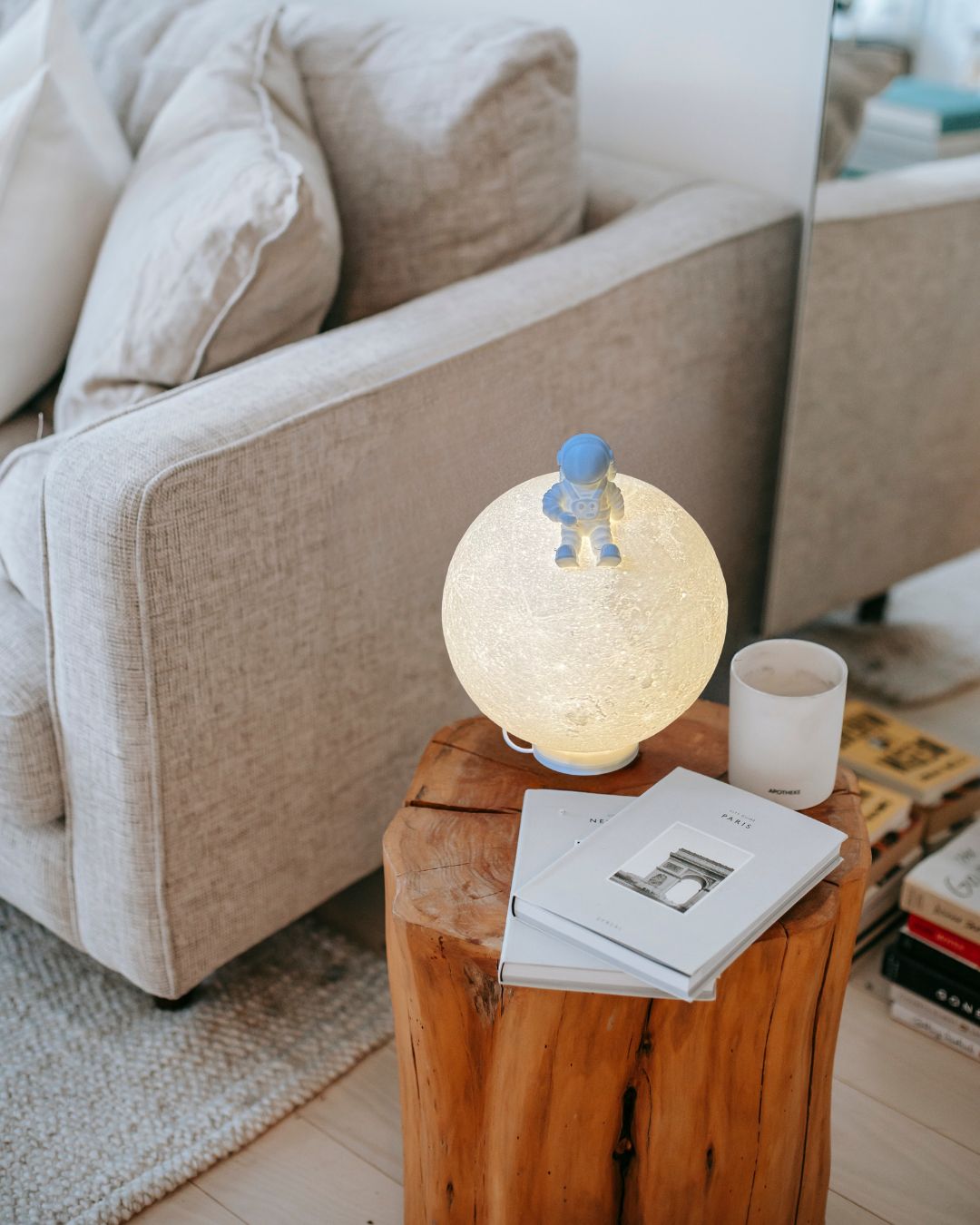 Astronaut Moon Lamp