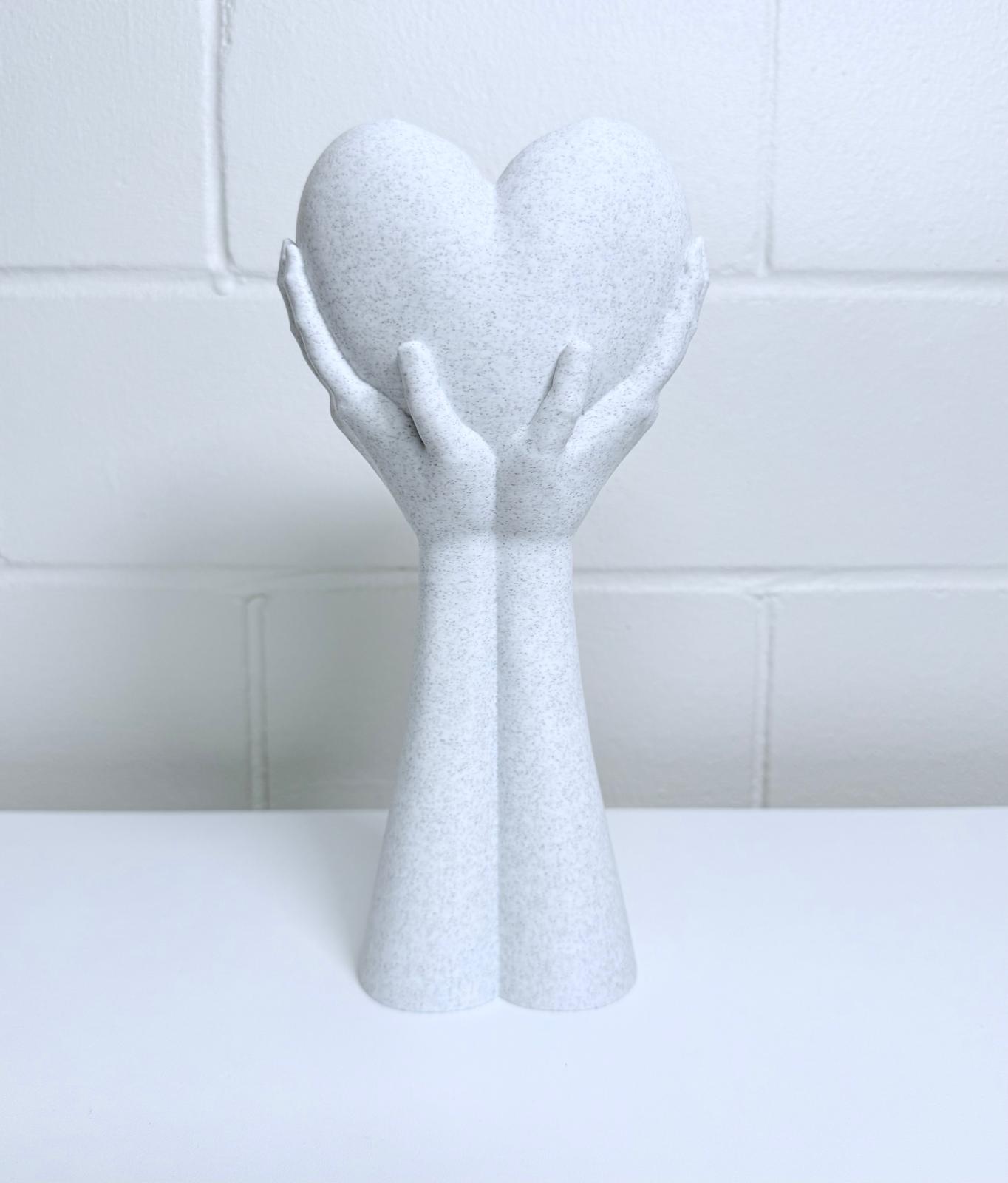 Heart in Hands Vase