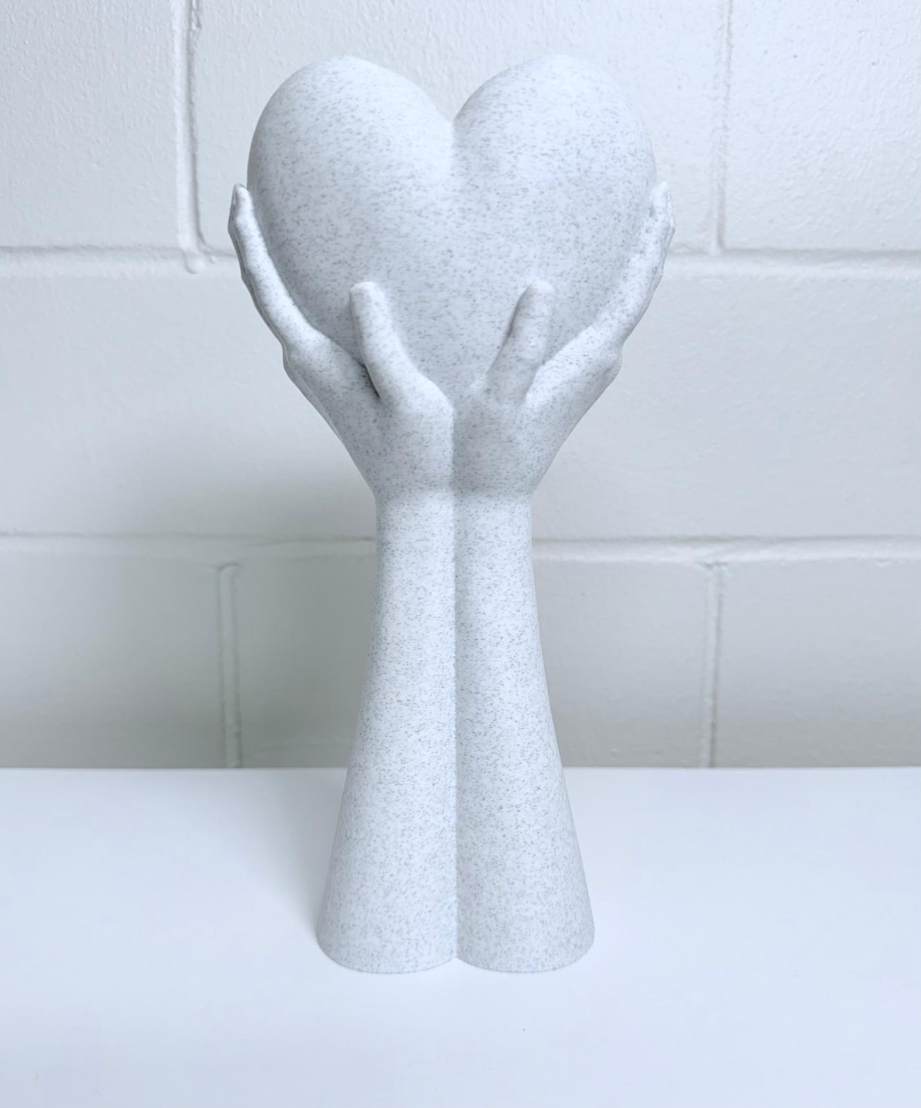 Heart in Hands Vase