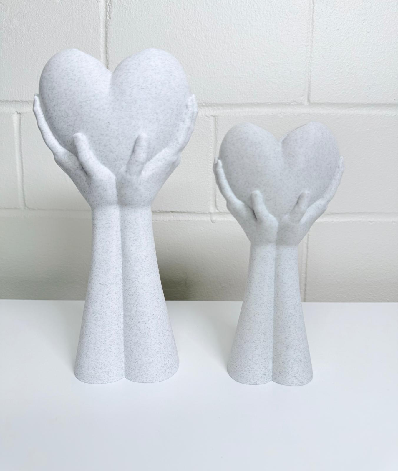 Heart in Hands Vase