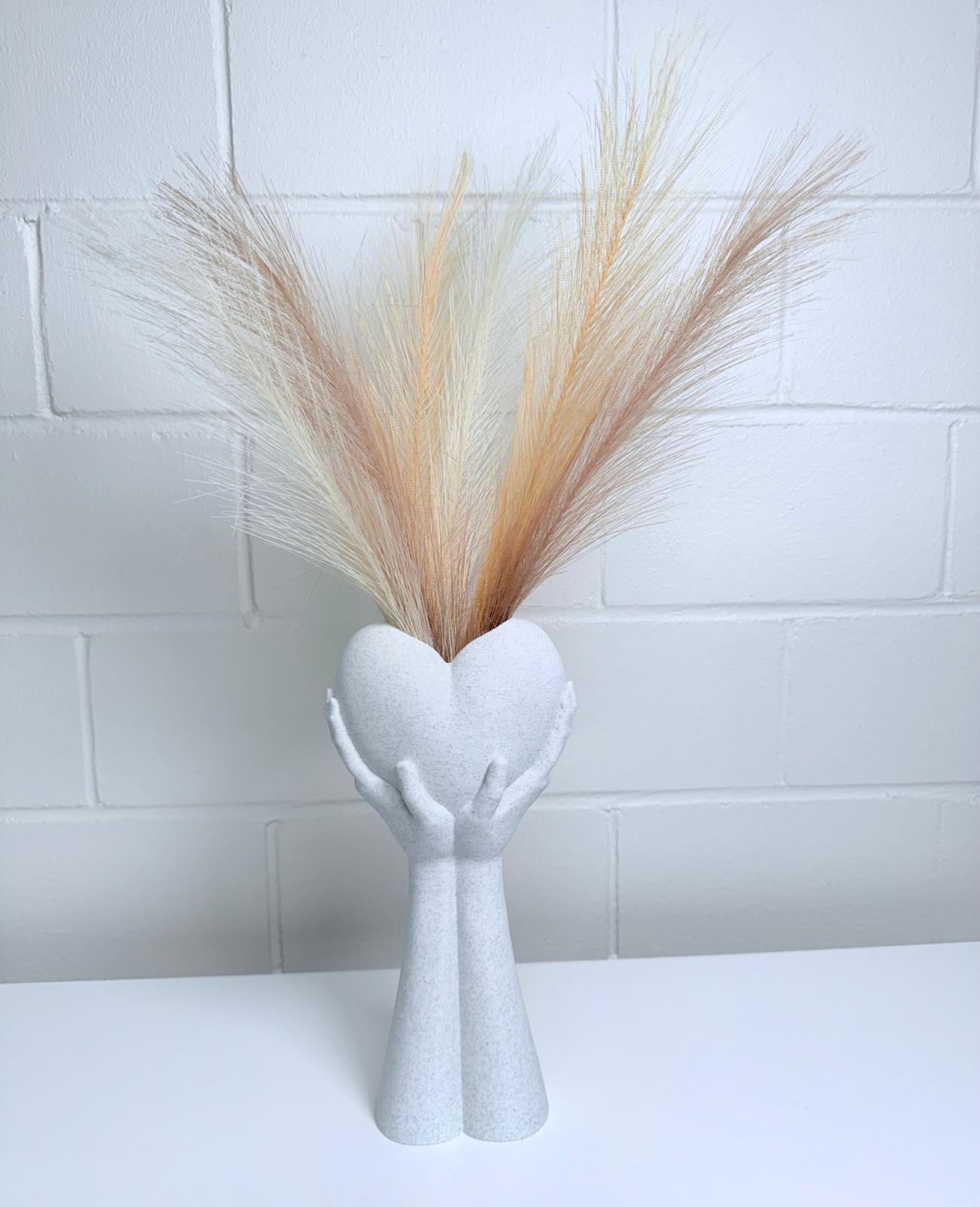 Heart in Hands Vase