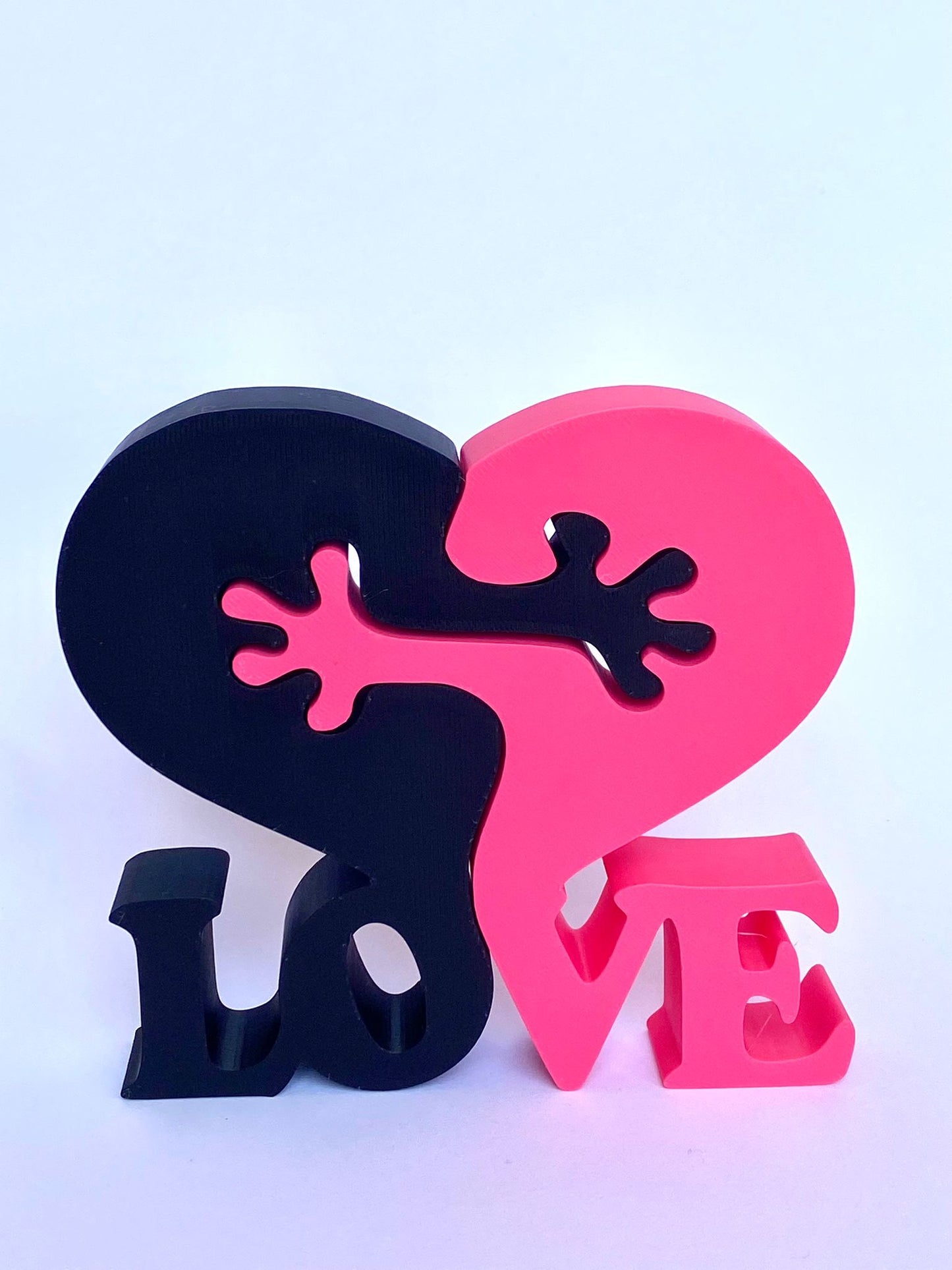Love 2 Hearts Mirrored